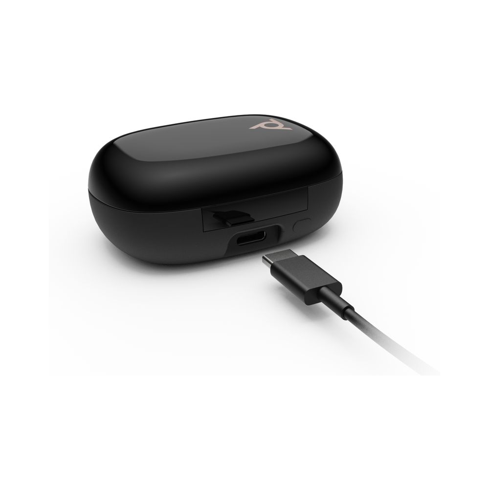 Poly Voyager Free 20 Black Earbuds + Basic Charge Case