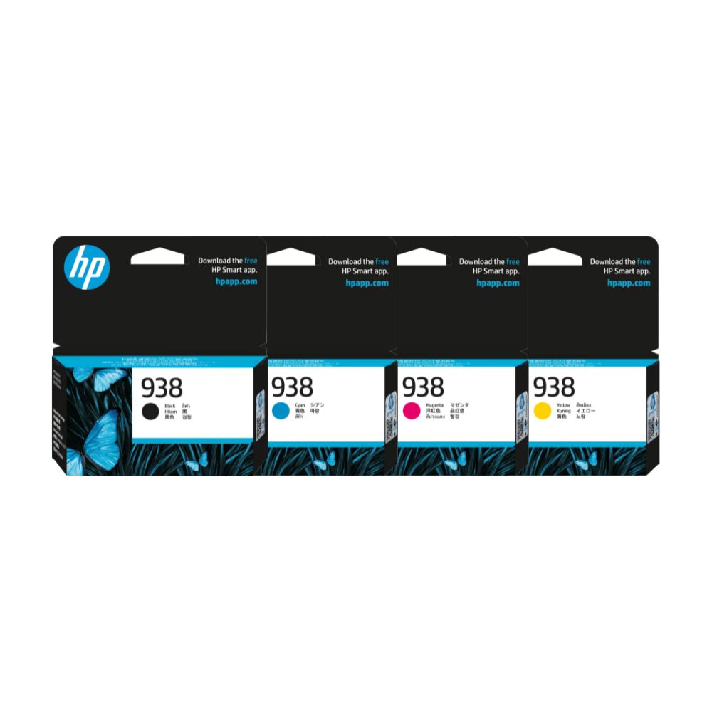 HP 938 Black/Cyan/Magenta/Yellow Original Ink Cartridge