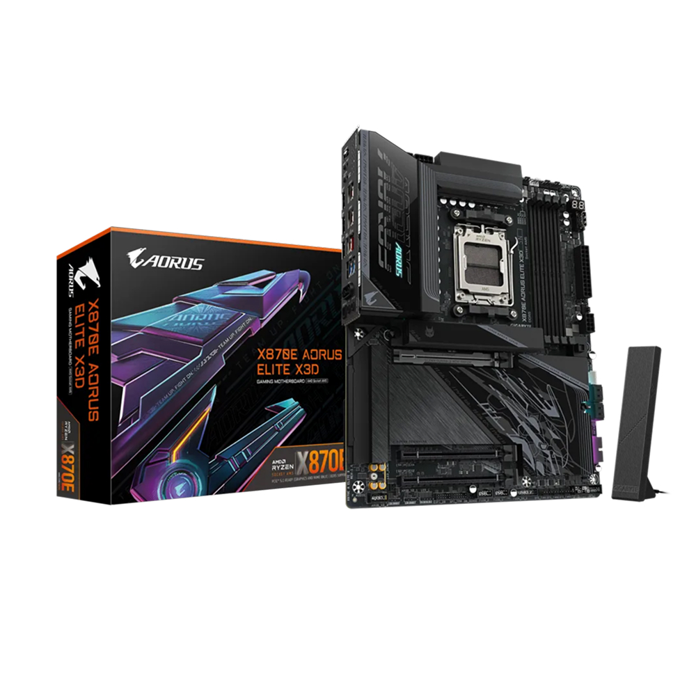 Gigabyte X870E AORUS ELITE X3D ATX Motherboard