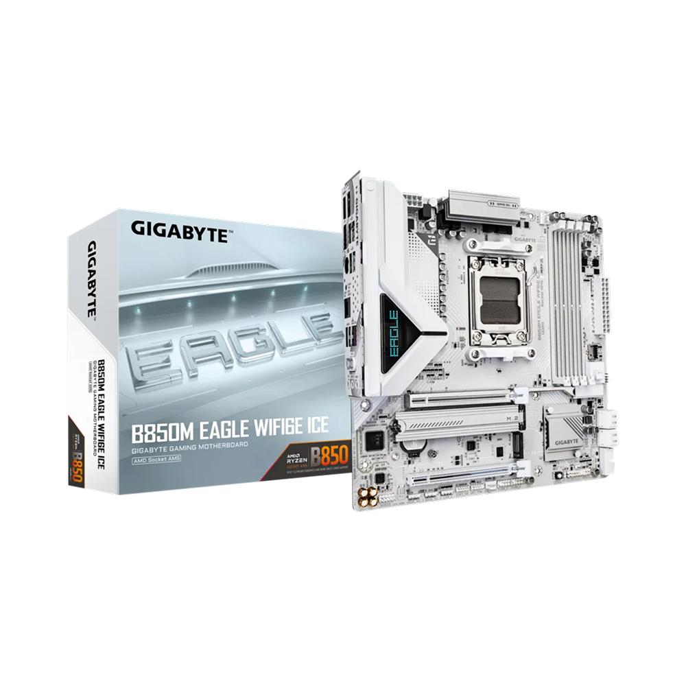 Gigabyte B850M EAGLE WIFI6E ICE mATX Motherboard