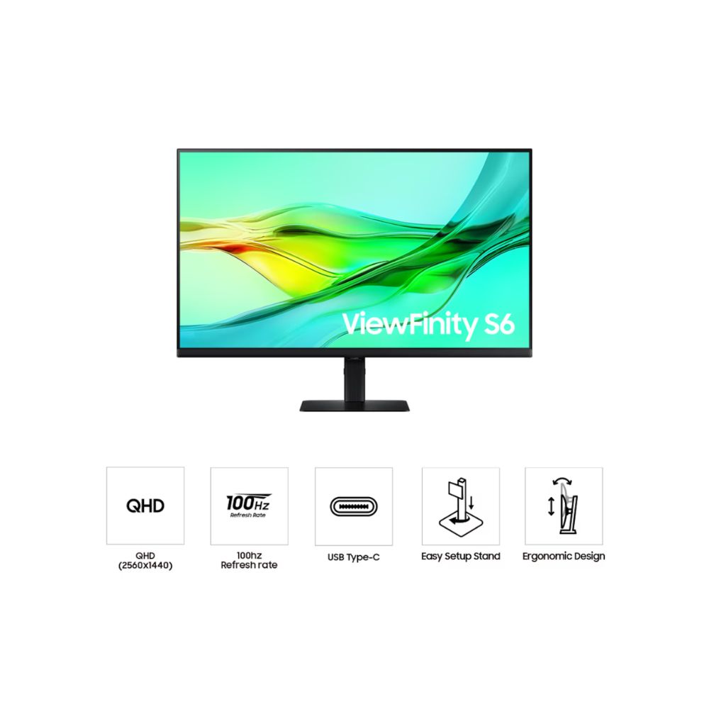 Samsung LS32D604UAEXXS ViewFinity S60UD 32" Monitor | 2560 x 1440