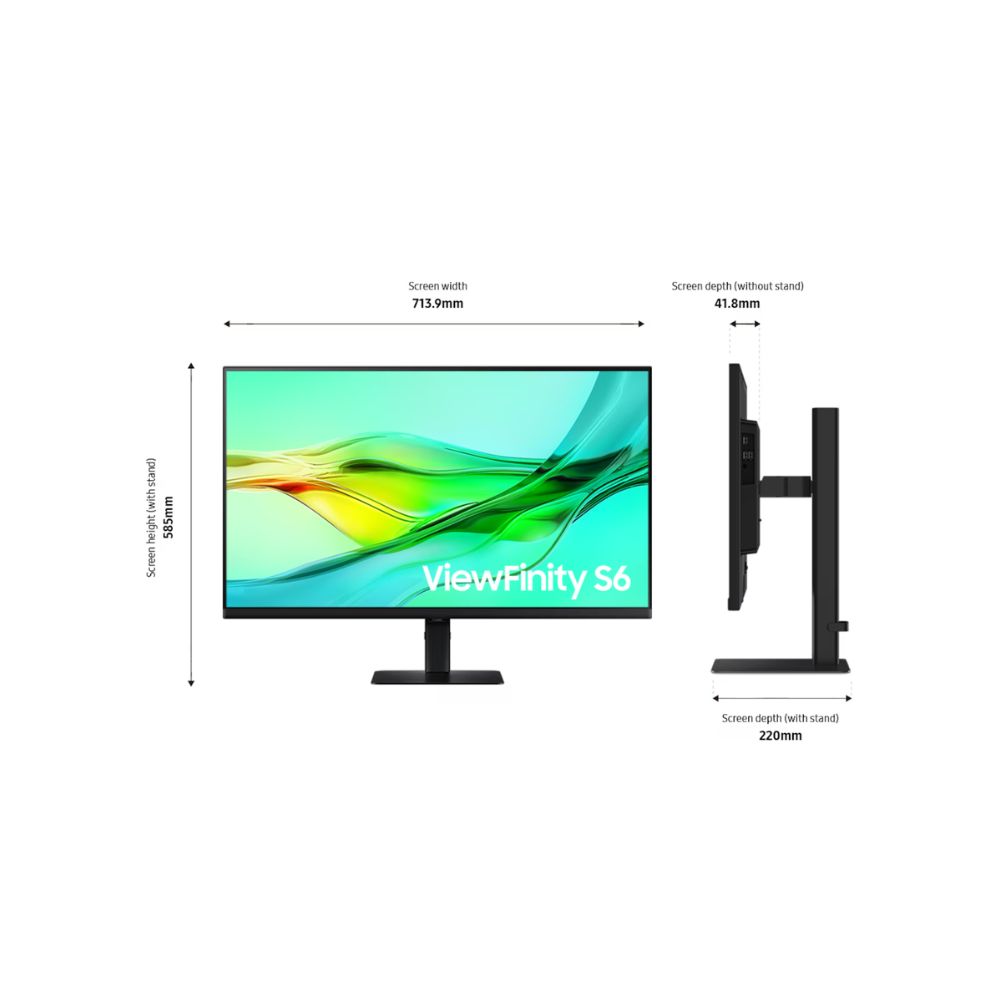 Samsung LS32D604UAEXXS ViewFinity S60UD 32" Monitor | 2560 x 1440