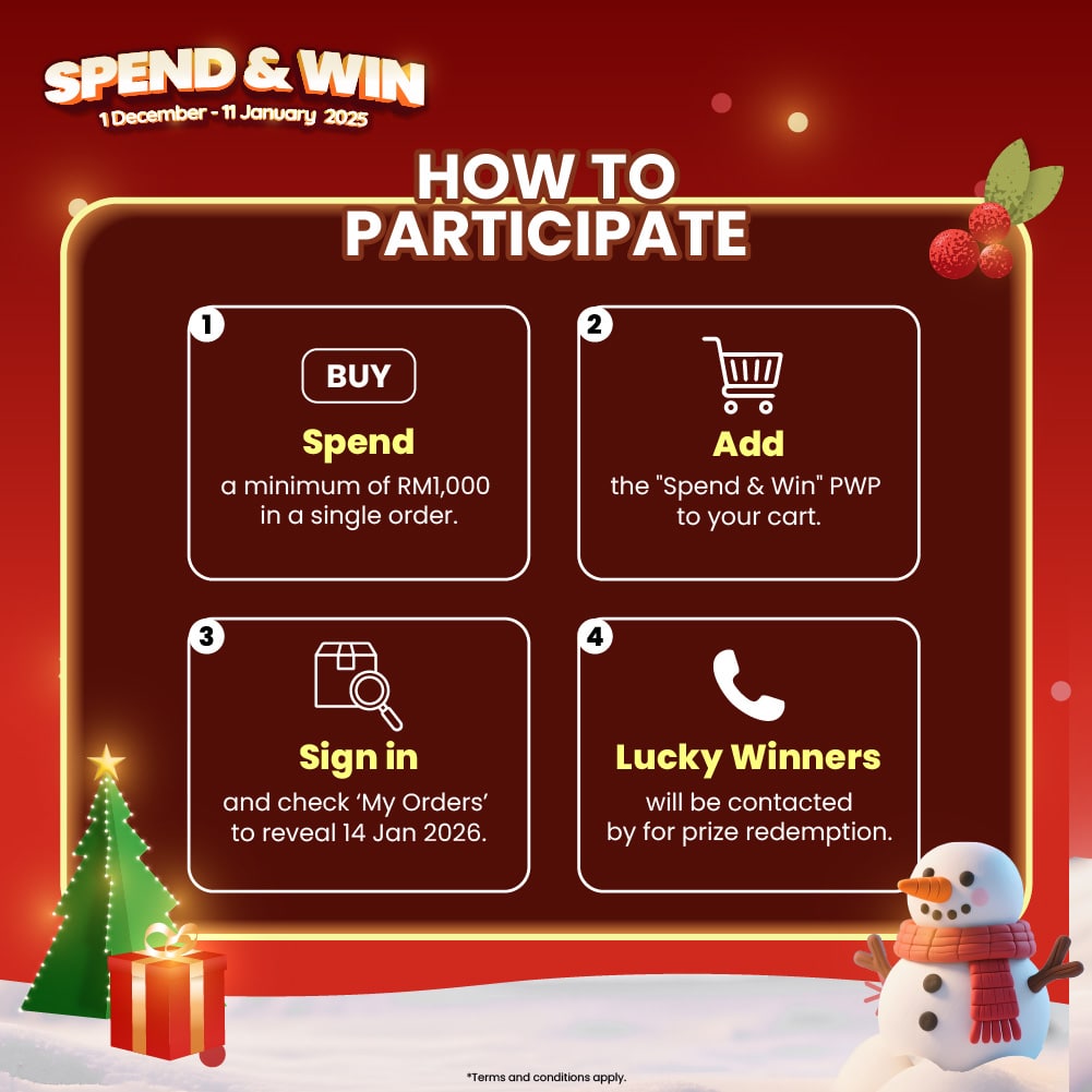 Spend n Win December | Stand a chance to win exclusive prize