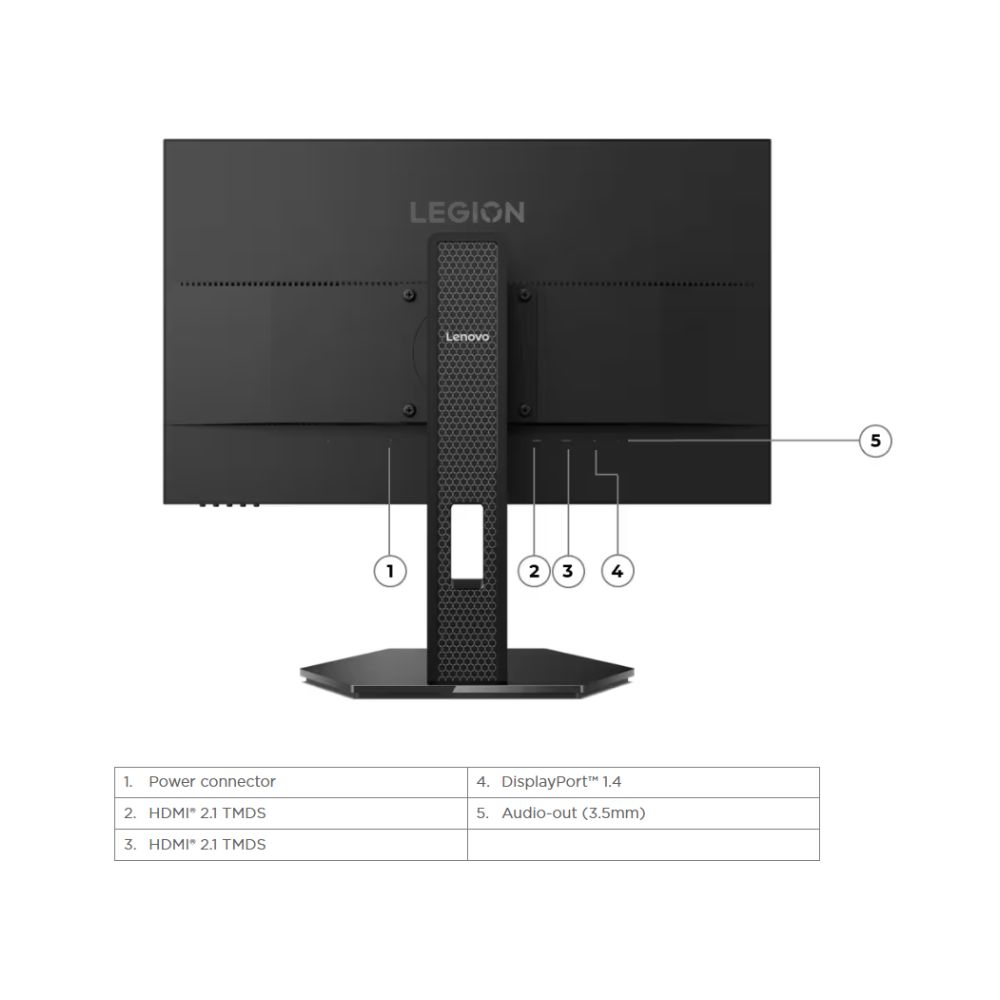 Lenovo Legion 24-10 (68C4GAC4MY) 23.8" Gaming Monitor | 1920 x 1080