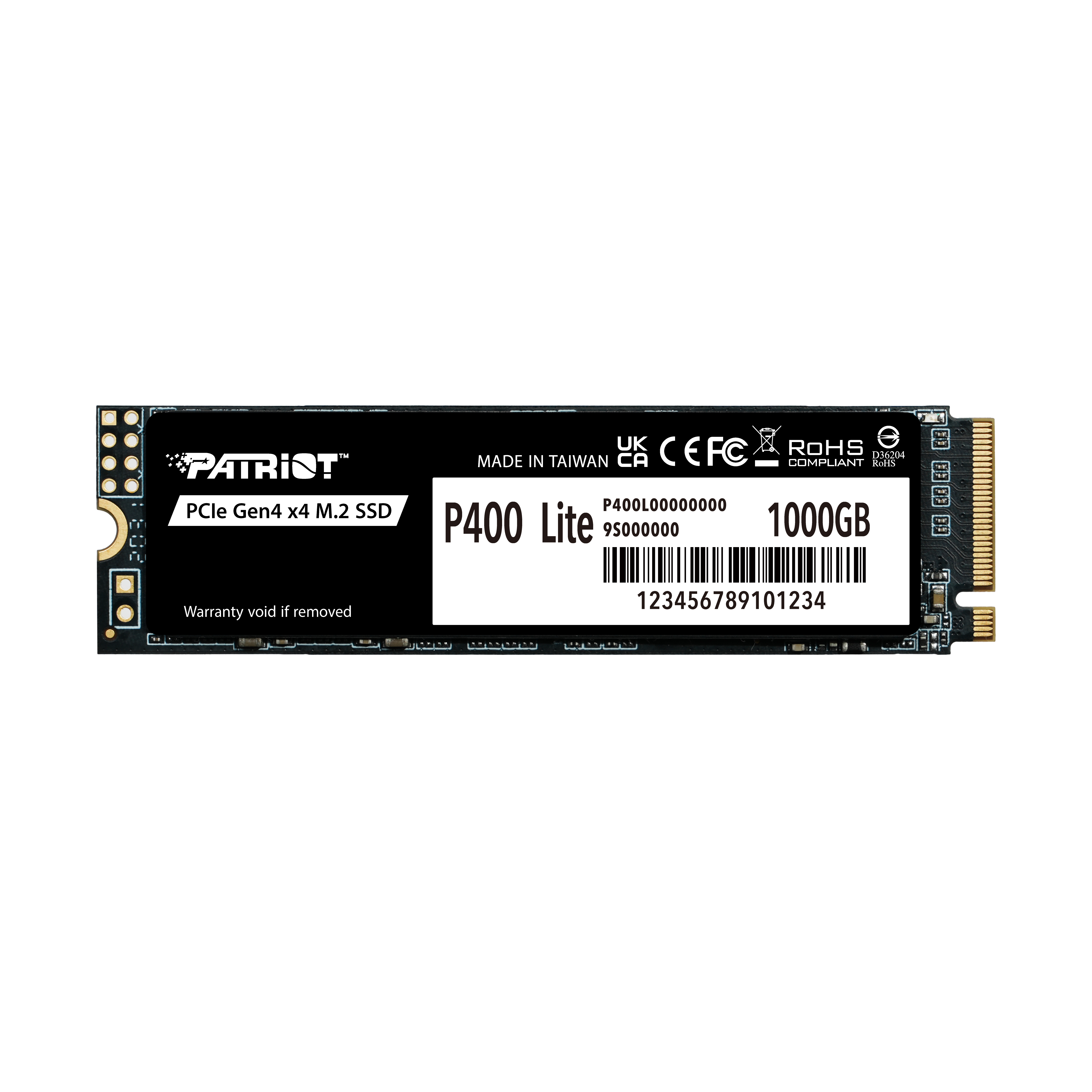 PATRIOT P400 Lite M.2 2280 PCIe NVMe Gen4 SSD