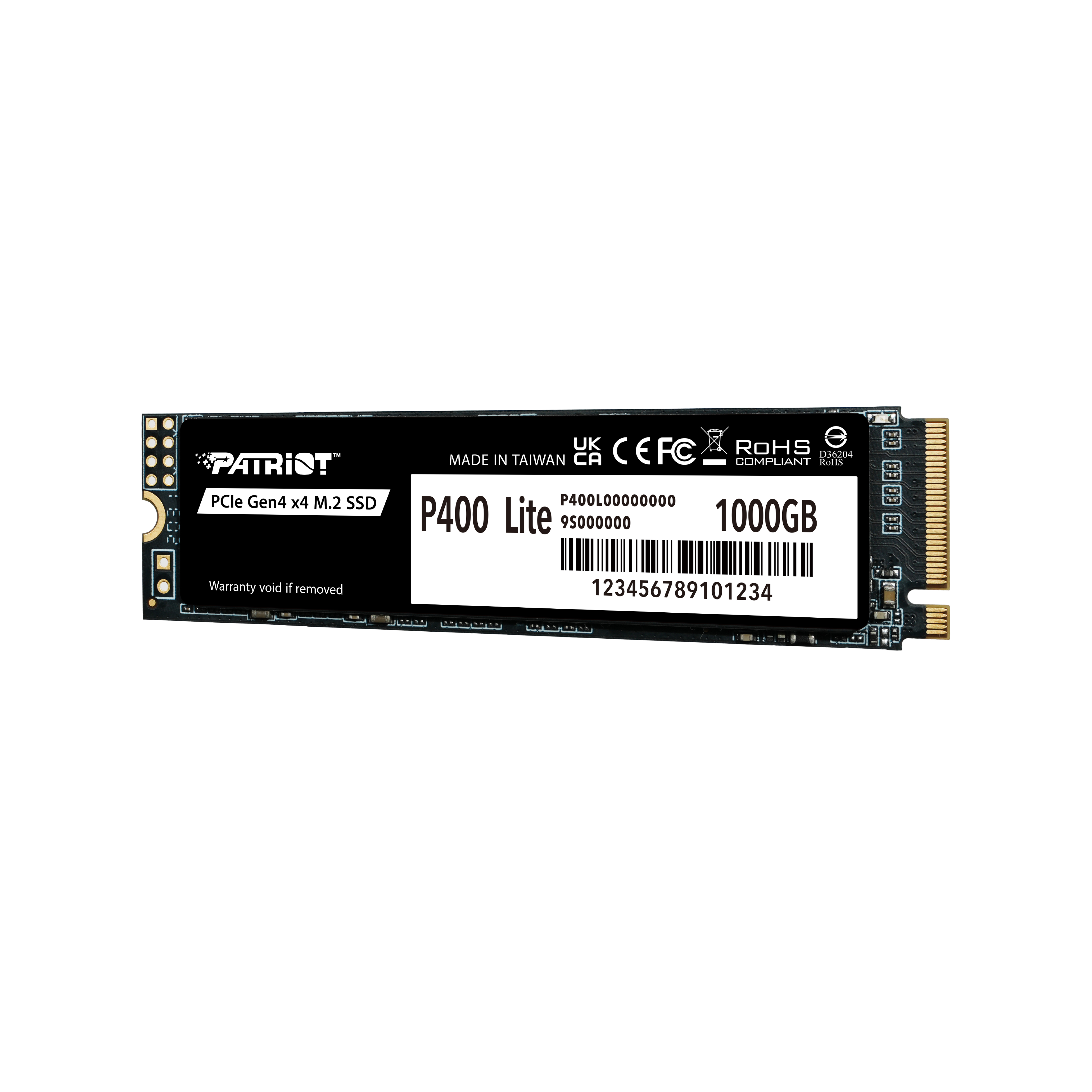 PATRIOT P400 Lite M.2 2280 PCIe NVMe Gen4 SSD