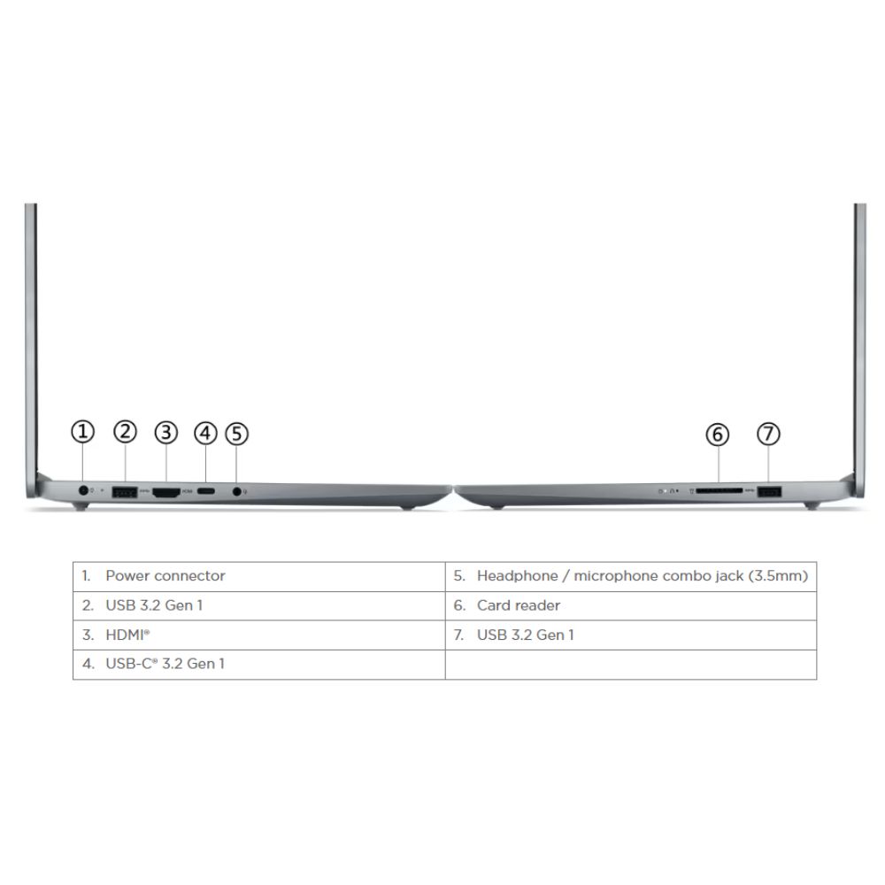 Lenovo IdeaPad Slim 3 15AMN8 (82XQ00XPMJ/82XQ00XQMJ) Laptop | AMD Ryzen 5 7520U