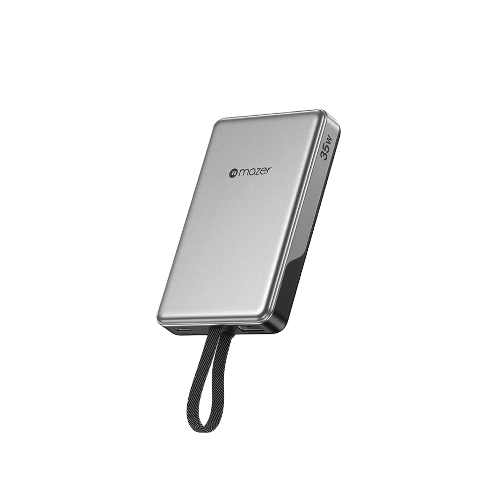 Mazer PowerCharge Link 35W CCC Power Bank with Built-in Cable
