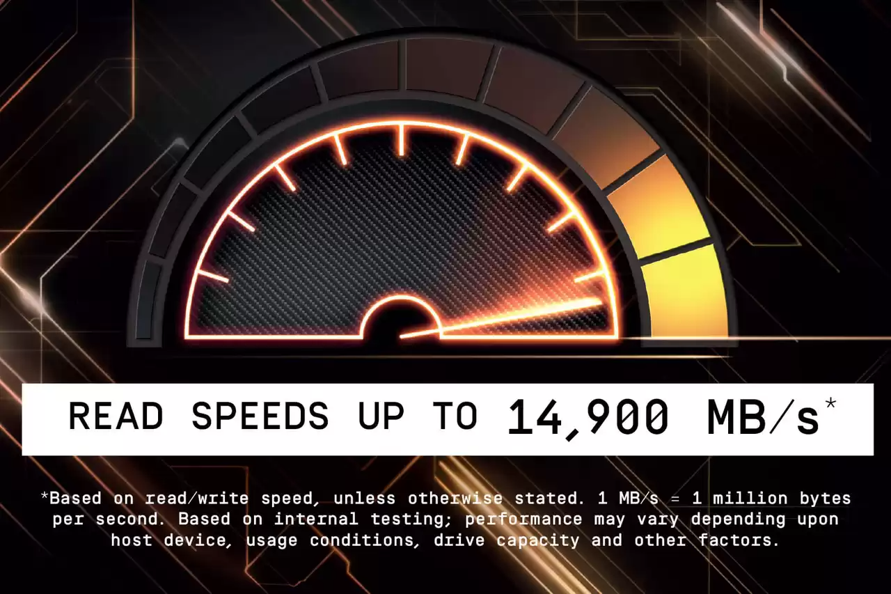 WD BLACK SN8100 PCIe NVMe Gen5 M.2 2280 SSD