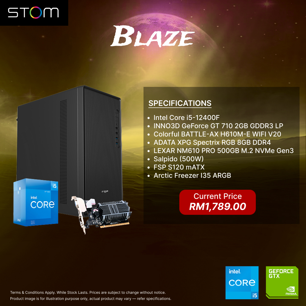 STOM PC Build Package - Blaze