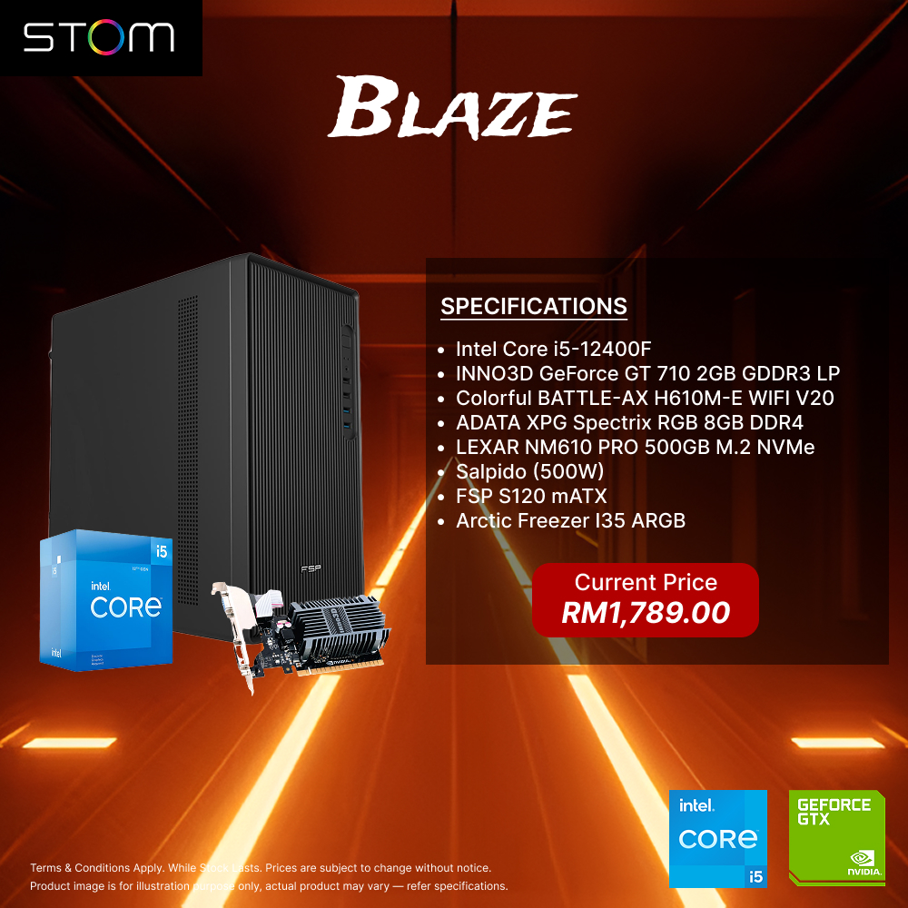 STOM PC Build Package - Blaze