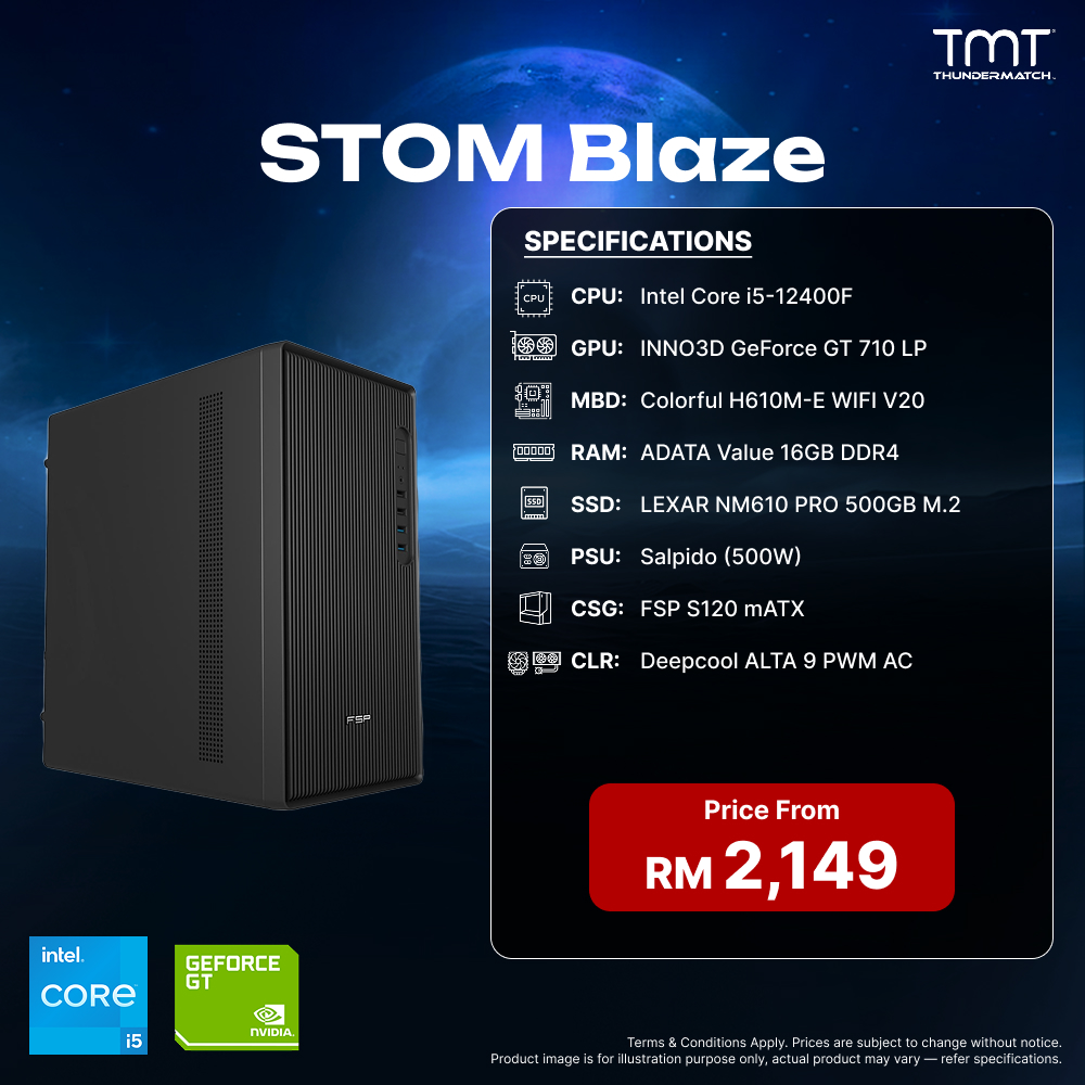 STOM PC Build Package - Blaze