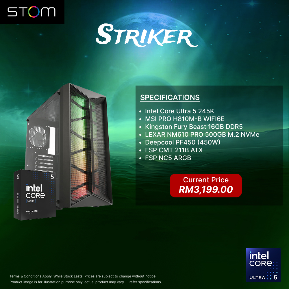 STOM PC Build Package - Striker