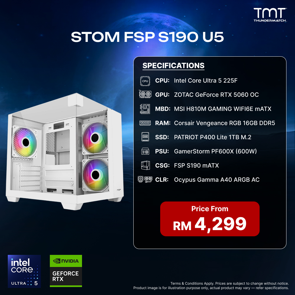 STOM FSP S190 U5 - PC Build Package