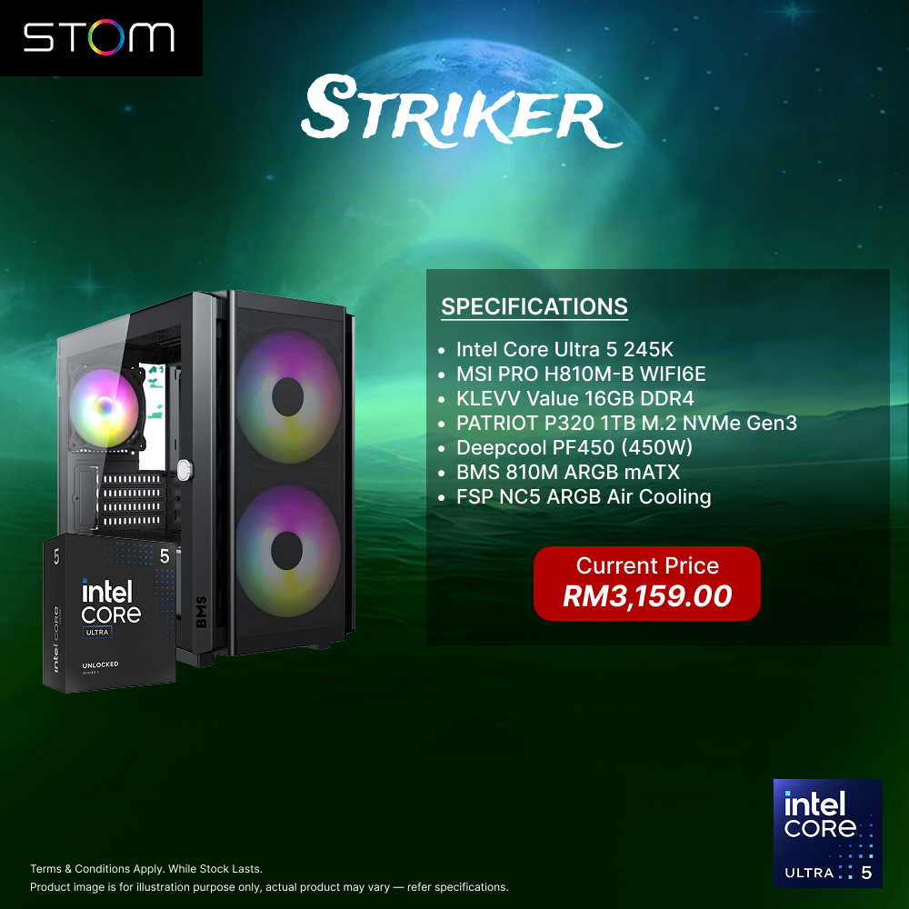 STOM PC Build Package - Striker