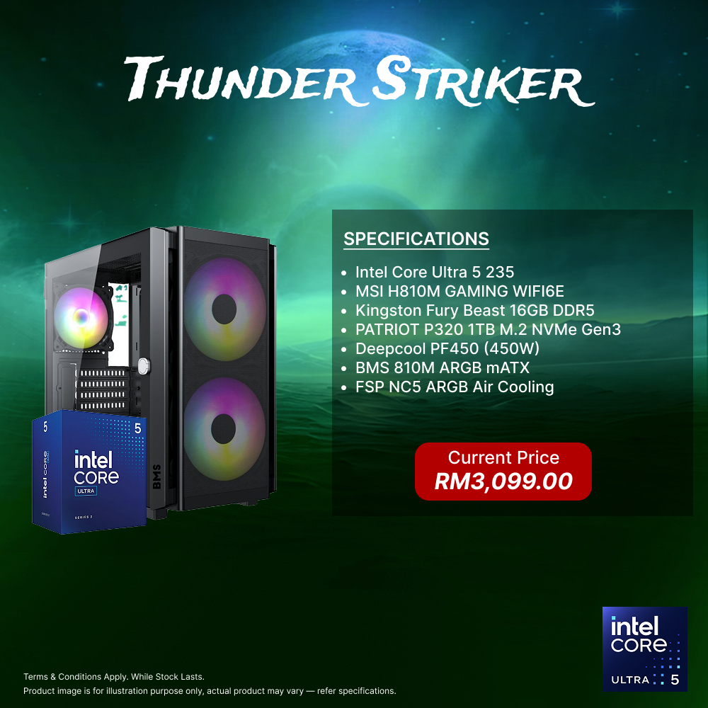Thunder Striker - PC Build Package