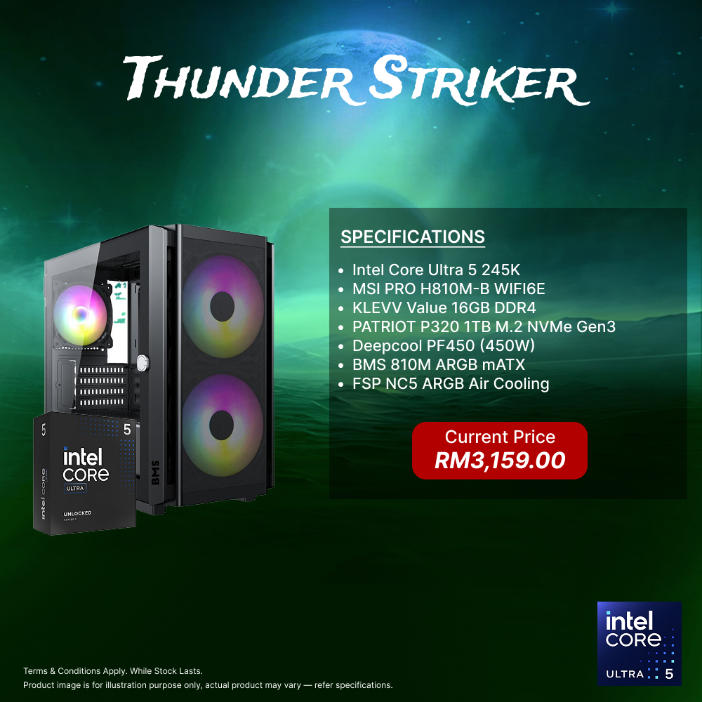Thunder Striker - PC Build Package
