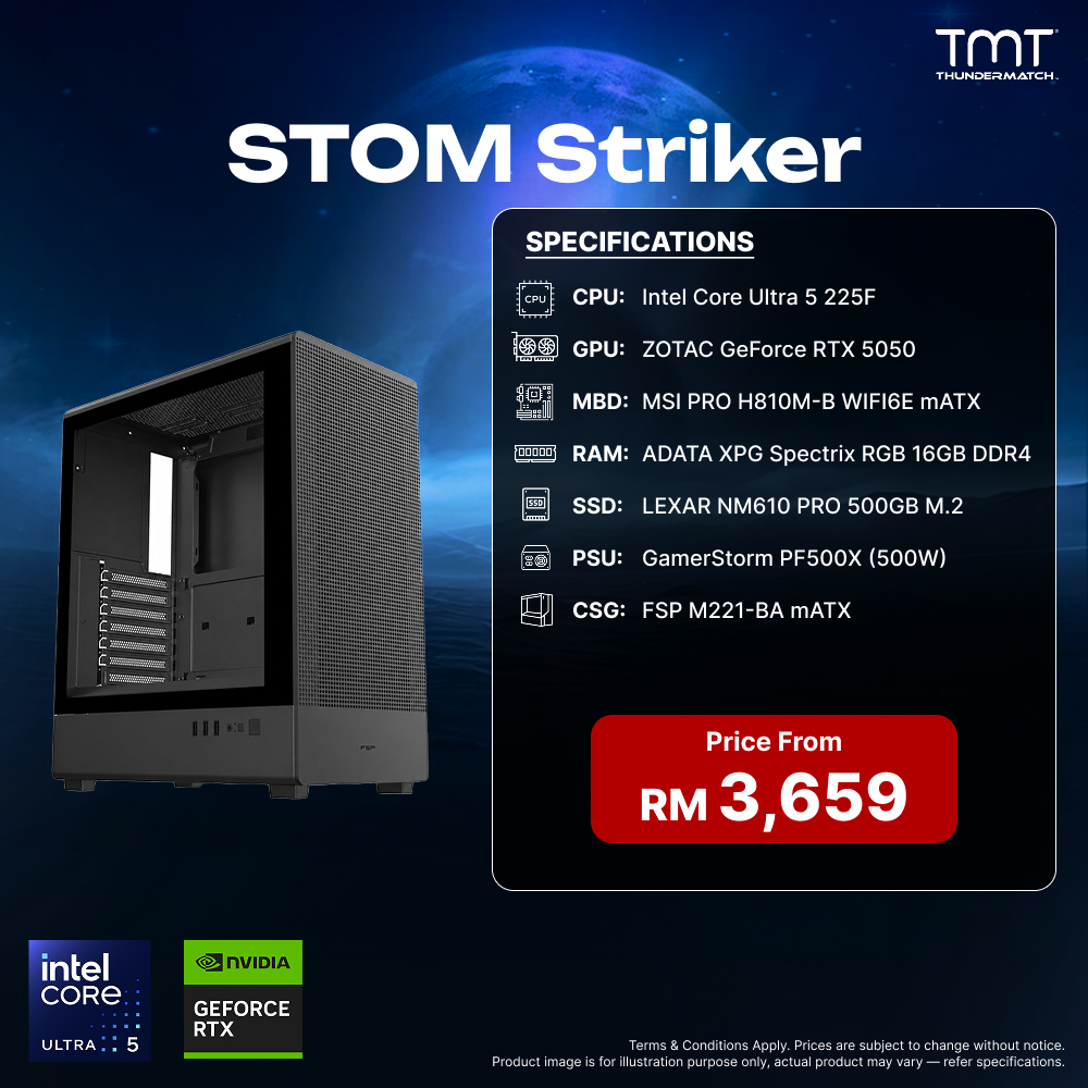 STOM PC Build Package - Striker