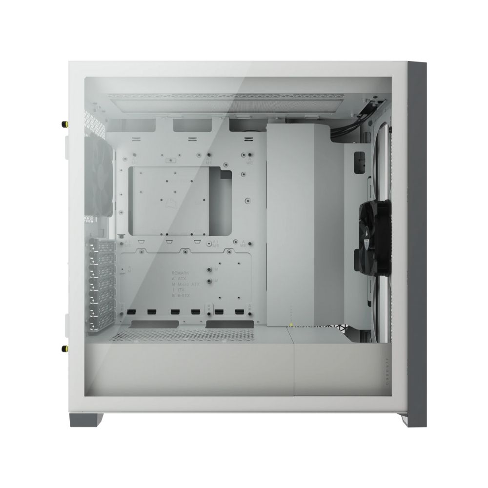 Corsair 5000D AirFlow EATX Casing | WHITE | 2*12CM | Front Type-C | Vertical GPU Mount Ready