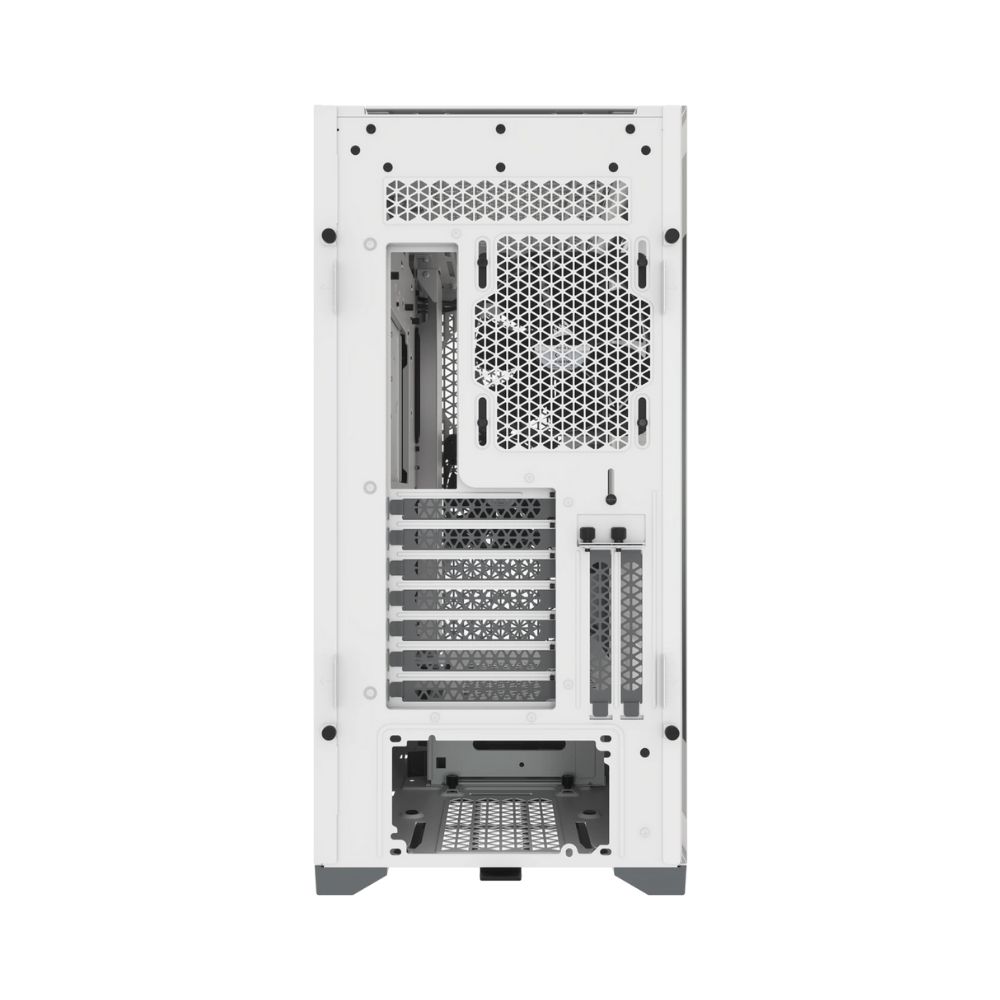 Corsair 5000D AirFlow EATX Casing | WHITE | 2*12CM | Front Type-C | Vertical GPU Mount Ready