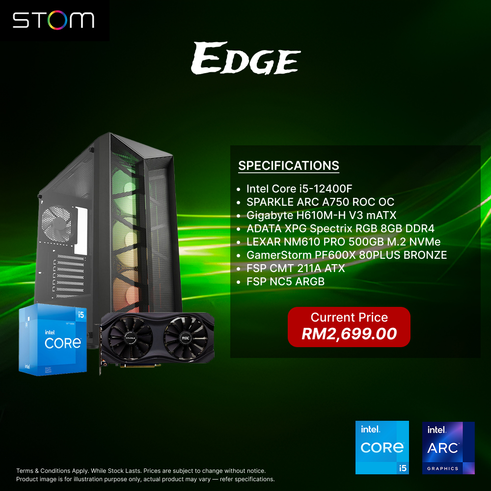 STOM PC Build Package - Edge
