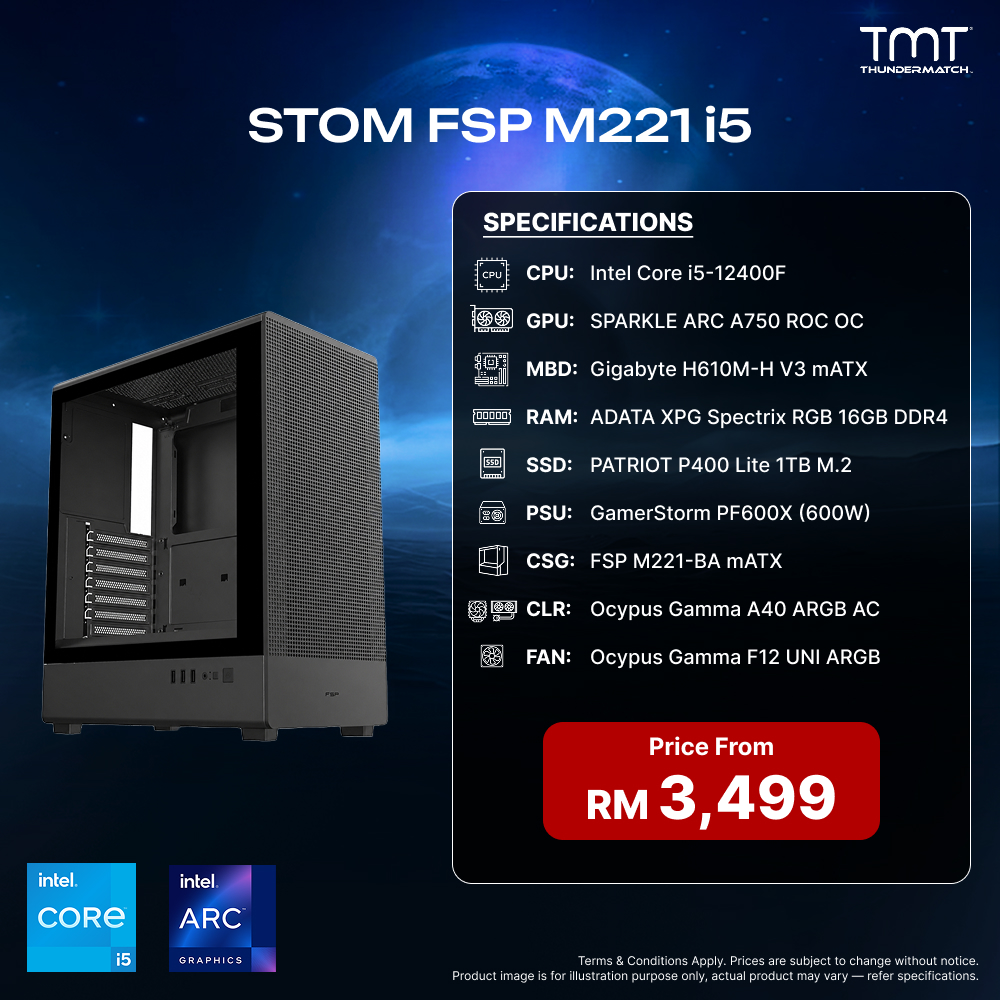 STOM FSP M221 i5 - PC Build Package