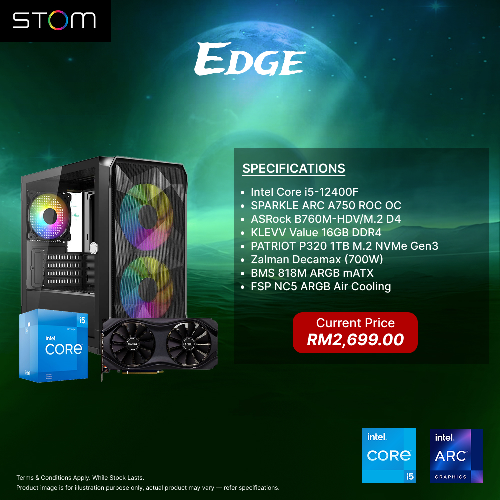 STOM PC Build Package - Edge