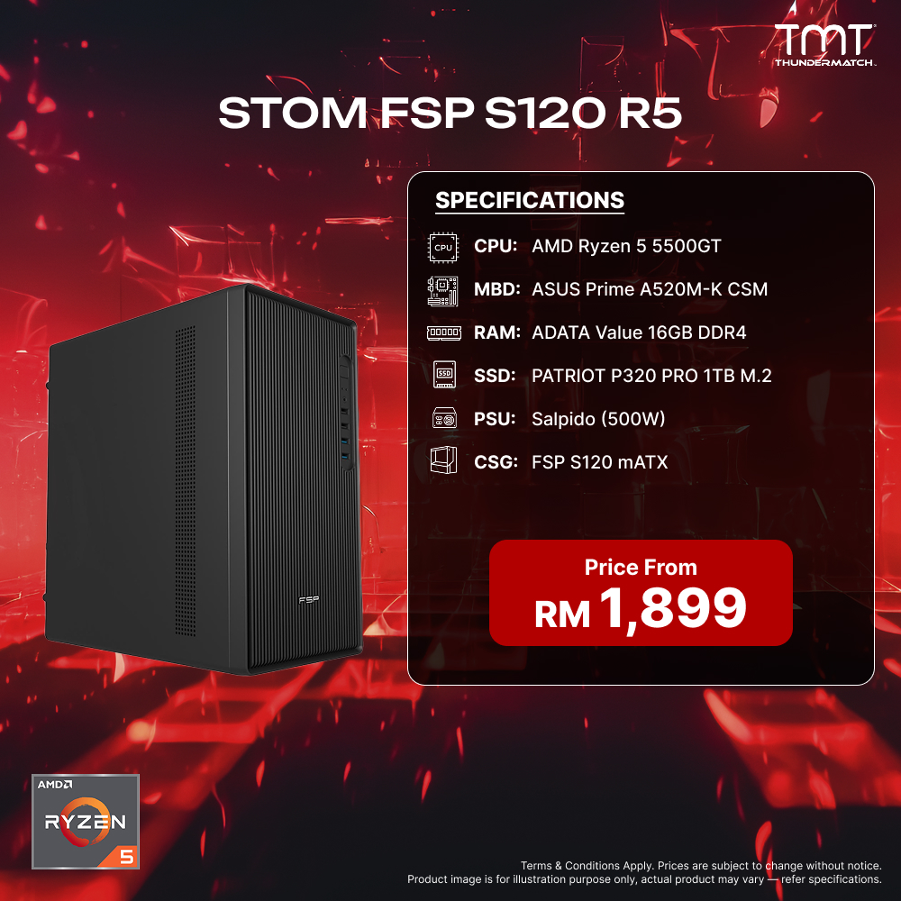 STOM FSP S120 R5 - PC Build Package
