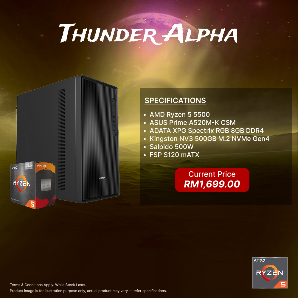 Thunder Alpha - PC Build Package