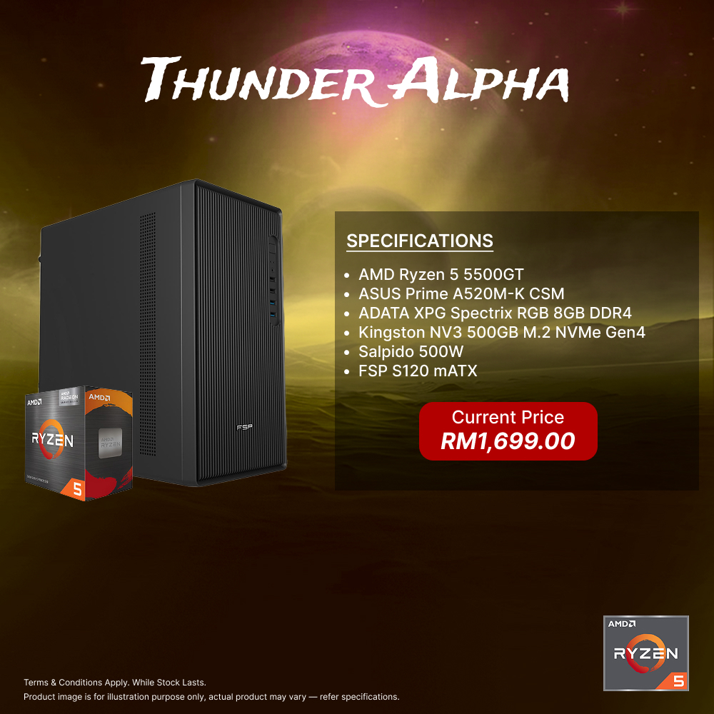 Thunder Alpha - PC Build Package
