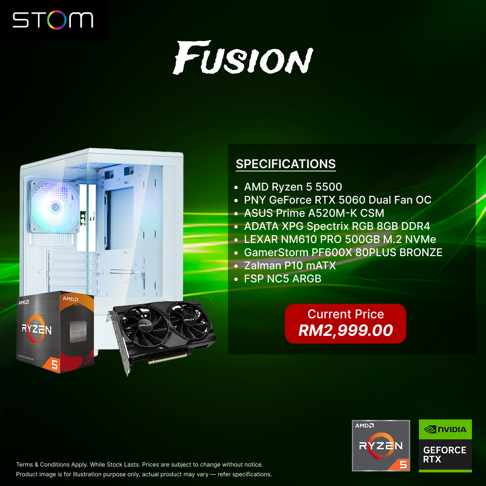 STOM PC Build Package - Fusion