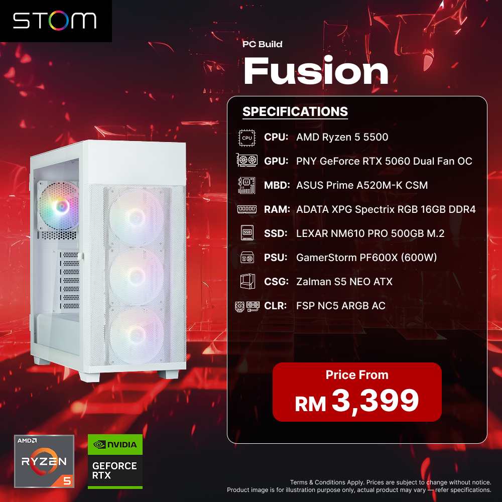 STOM PC Build Package - Fusion
