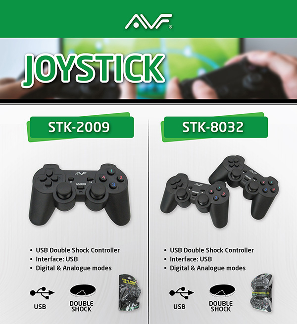 AVF STK-8032 Double Shock Controller [DUAL]