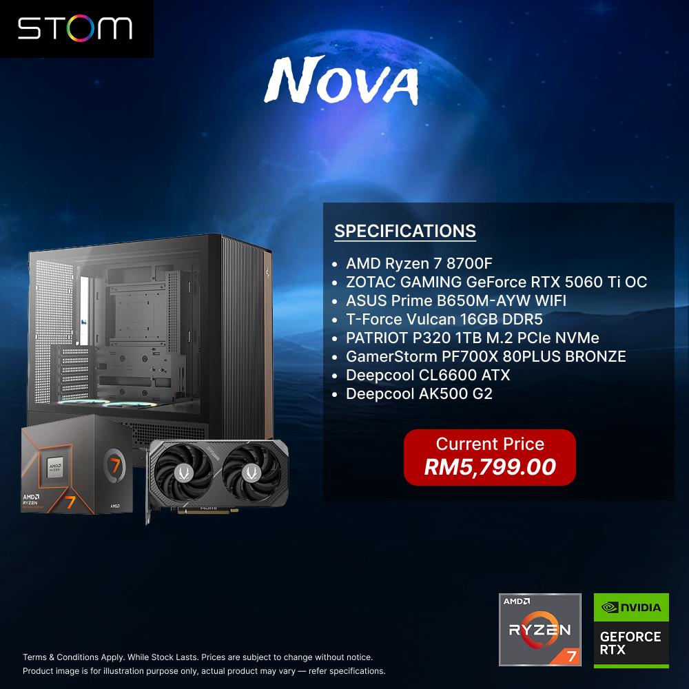 STOM PC Build Package - Nova