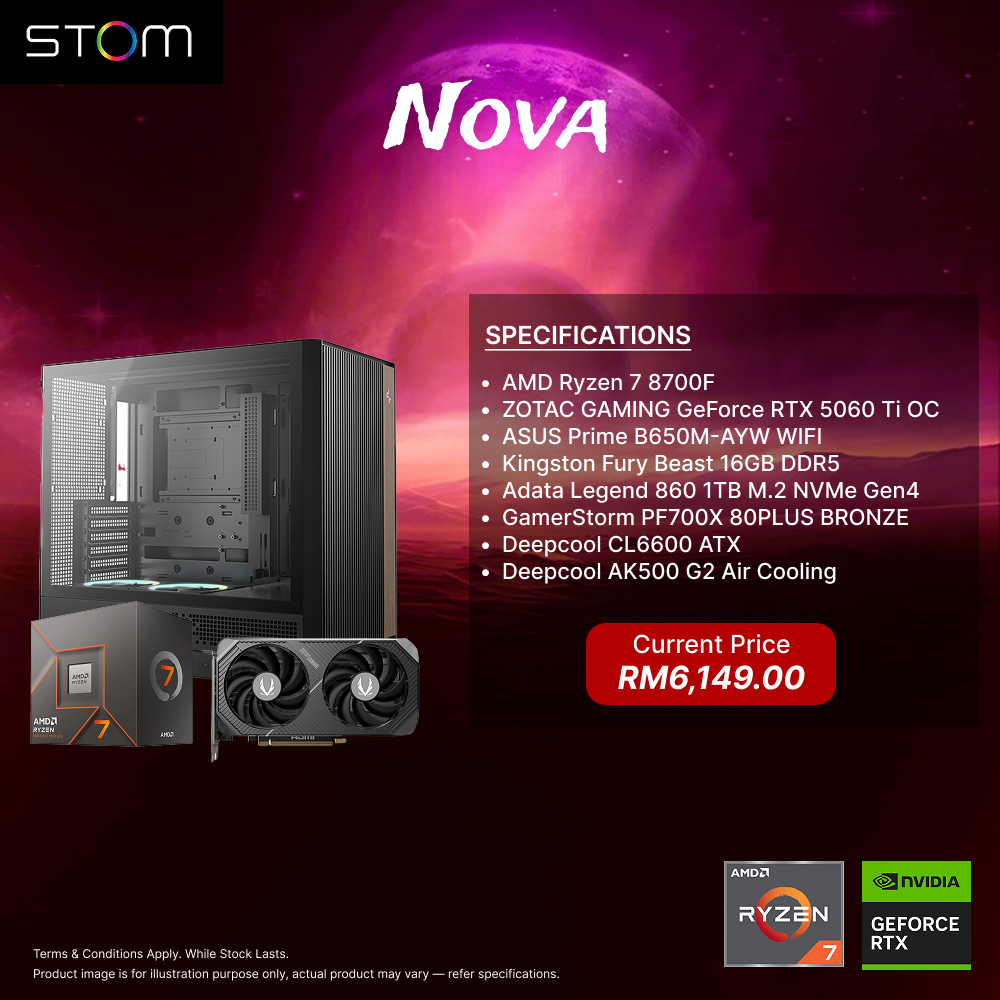 STOM PC Build Package - Nova
