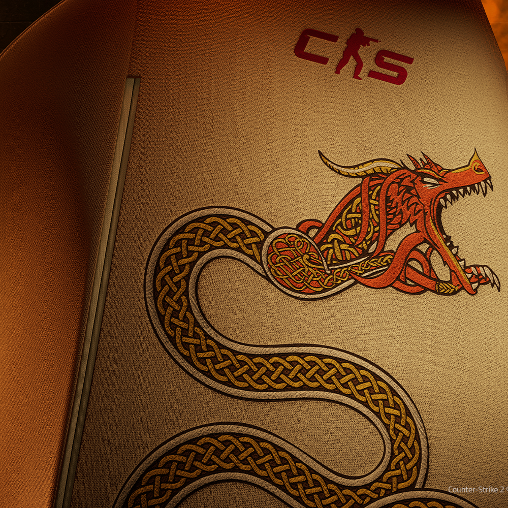 Razer Iskur V2 X Essential Gaming Chair with Built-in Lumbar Support - Counter-Strike 2 Edition