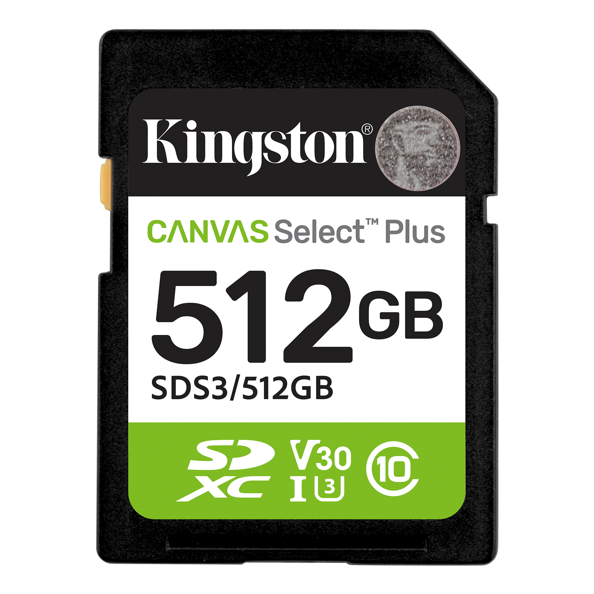KINGSTON SD Card Secure Digital Canvas Select Plus Gen3 Memory Card (512GB/1TB)