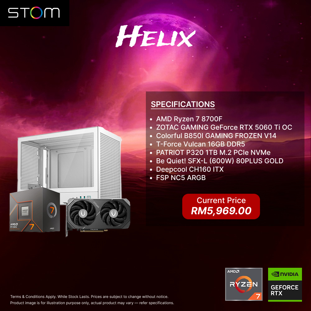STOM PC Build Package - Helix