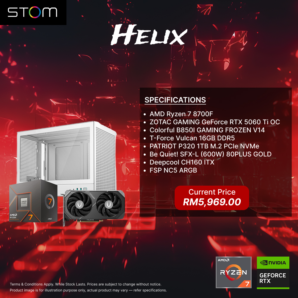 STOM PC Build Package - Helix