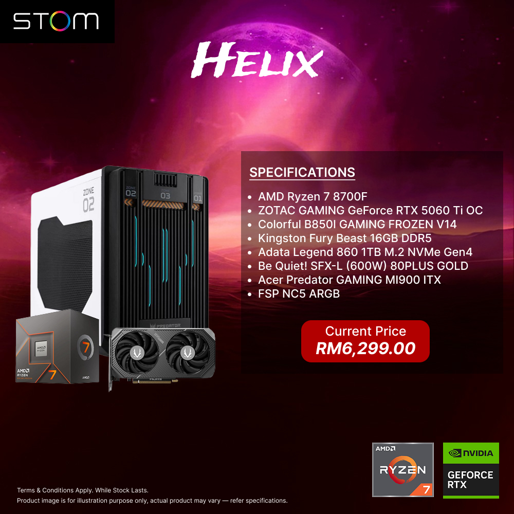 STOM PC Build Package - Helix