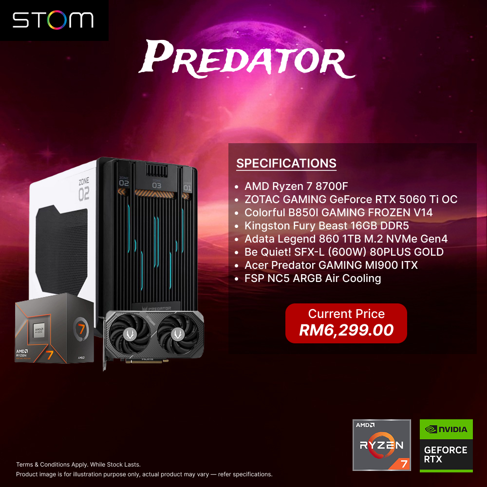 STOM PC Build Package - Predator