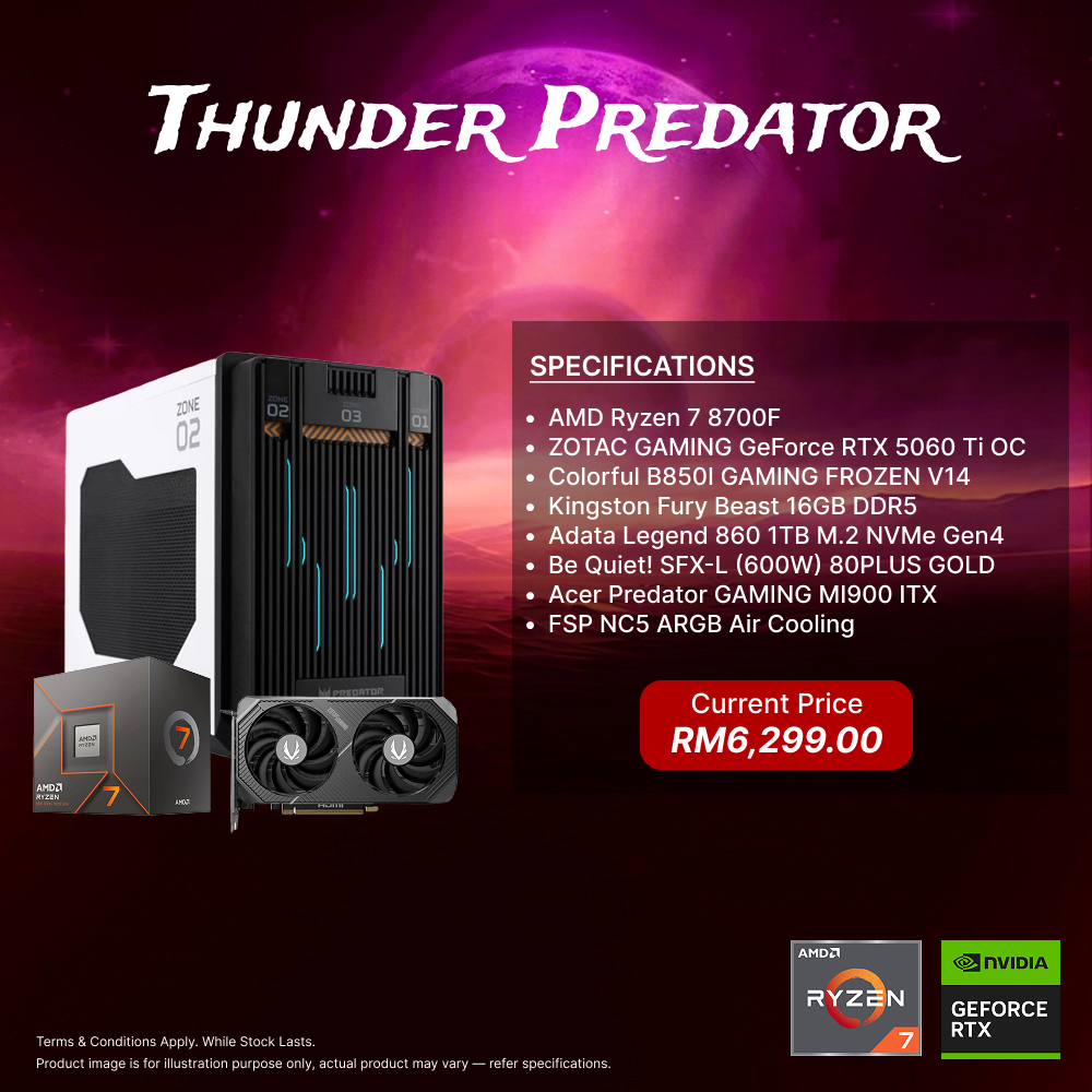 Thunder Predator - PC Build Package