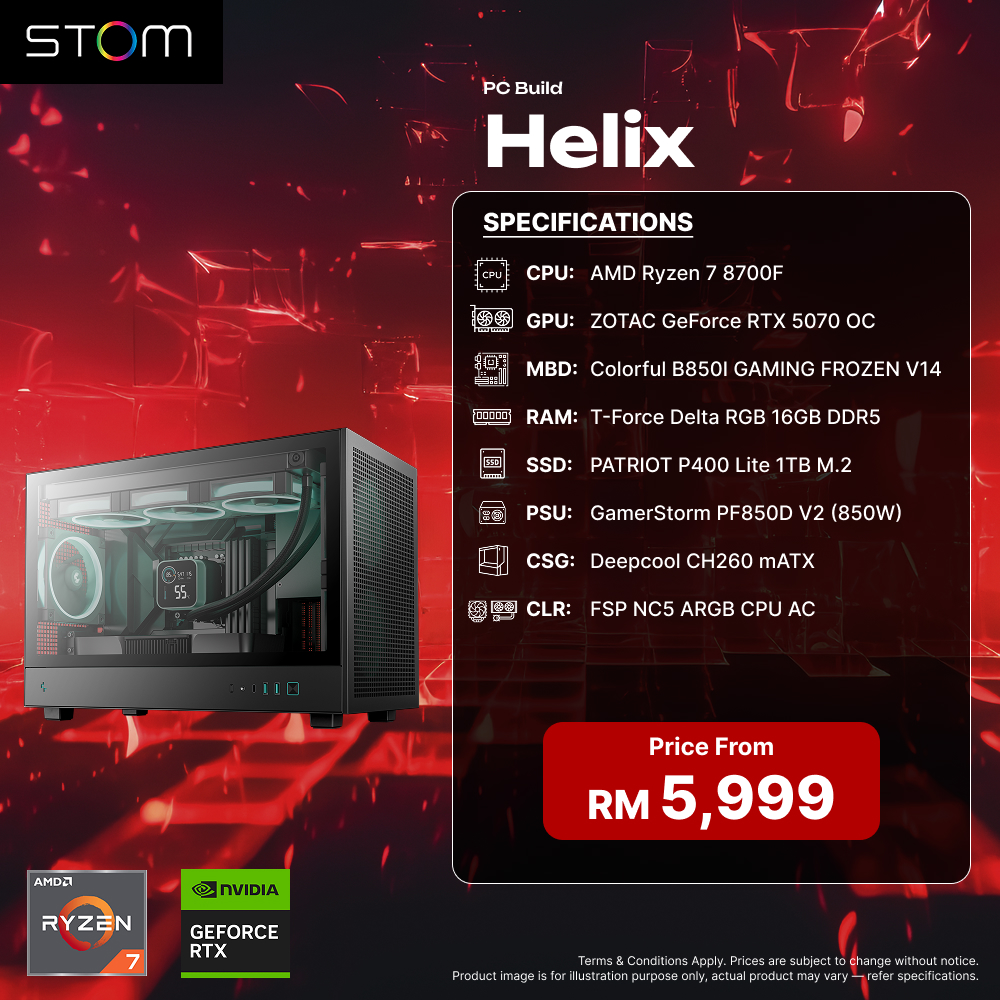STOM PC Build Package - Helix