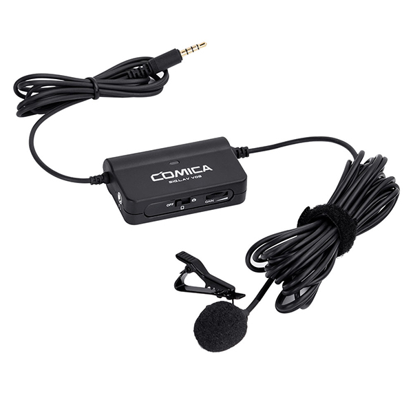 Comica CVM-SIG.LAV V05 Multi-Functional Single Lavalier Microphone [3.5mm]