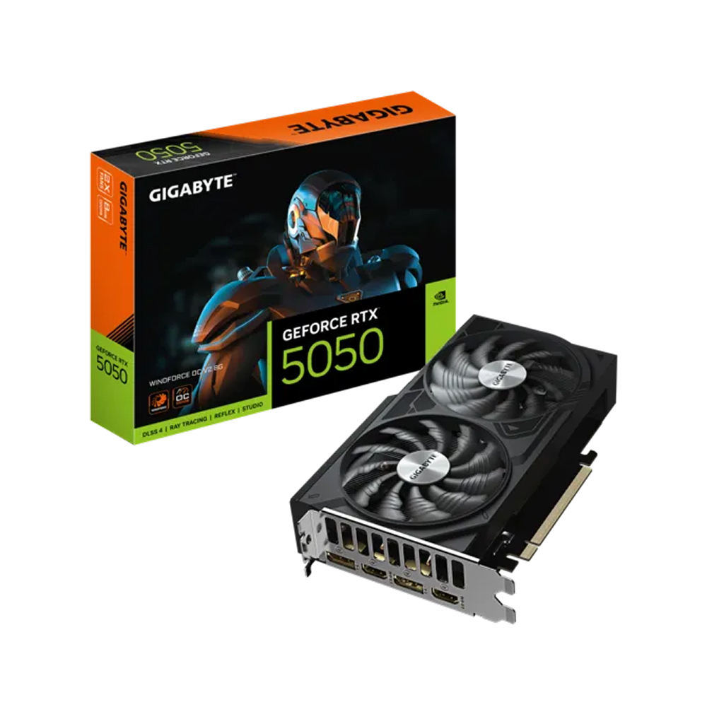 Gigabyte GeForce RTX 5050 WINDFORCE OC V2 8GB GDDR6