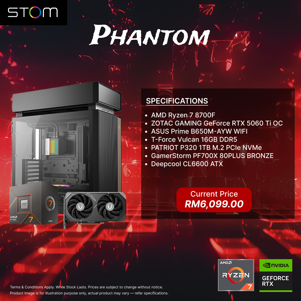 STOM PC Build Package - Phantom