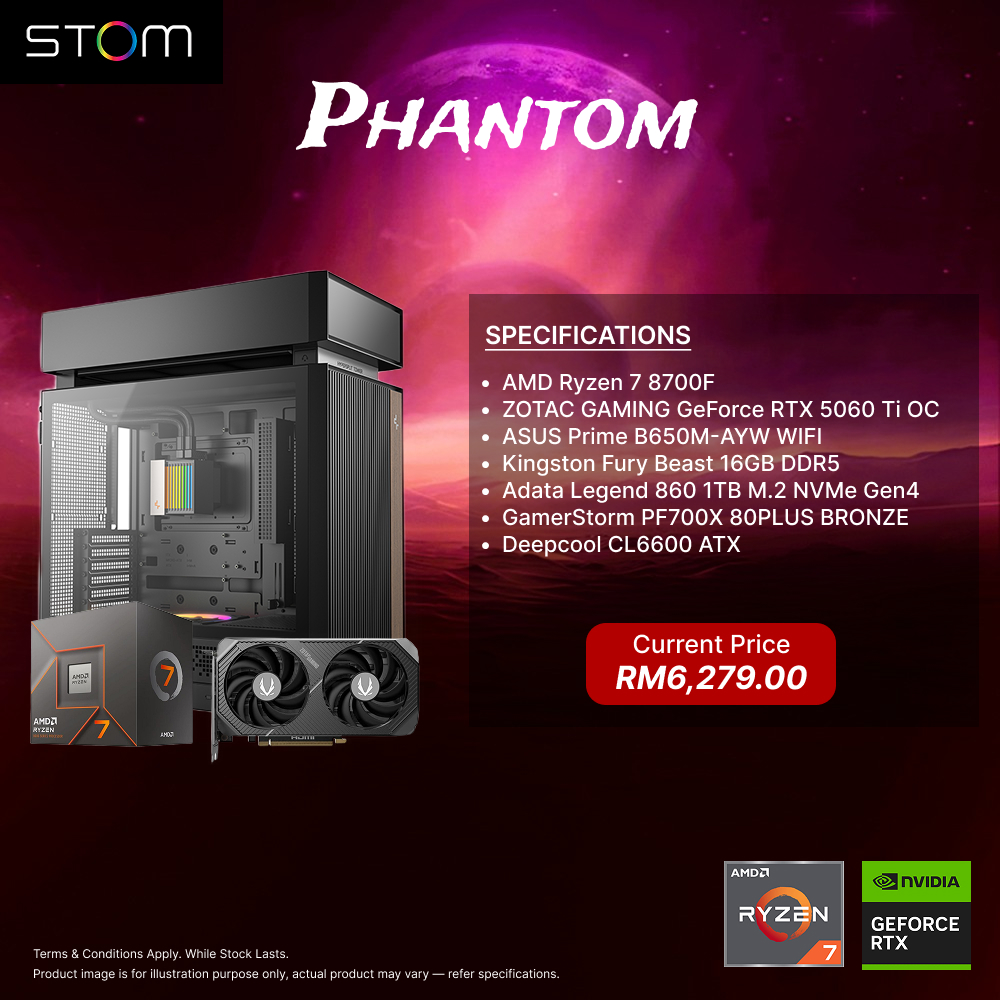 STOM PC Build Package - Phantom