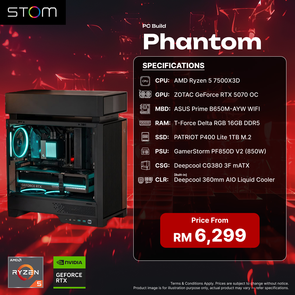 STOM PC Build Package - Phantom