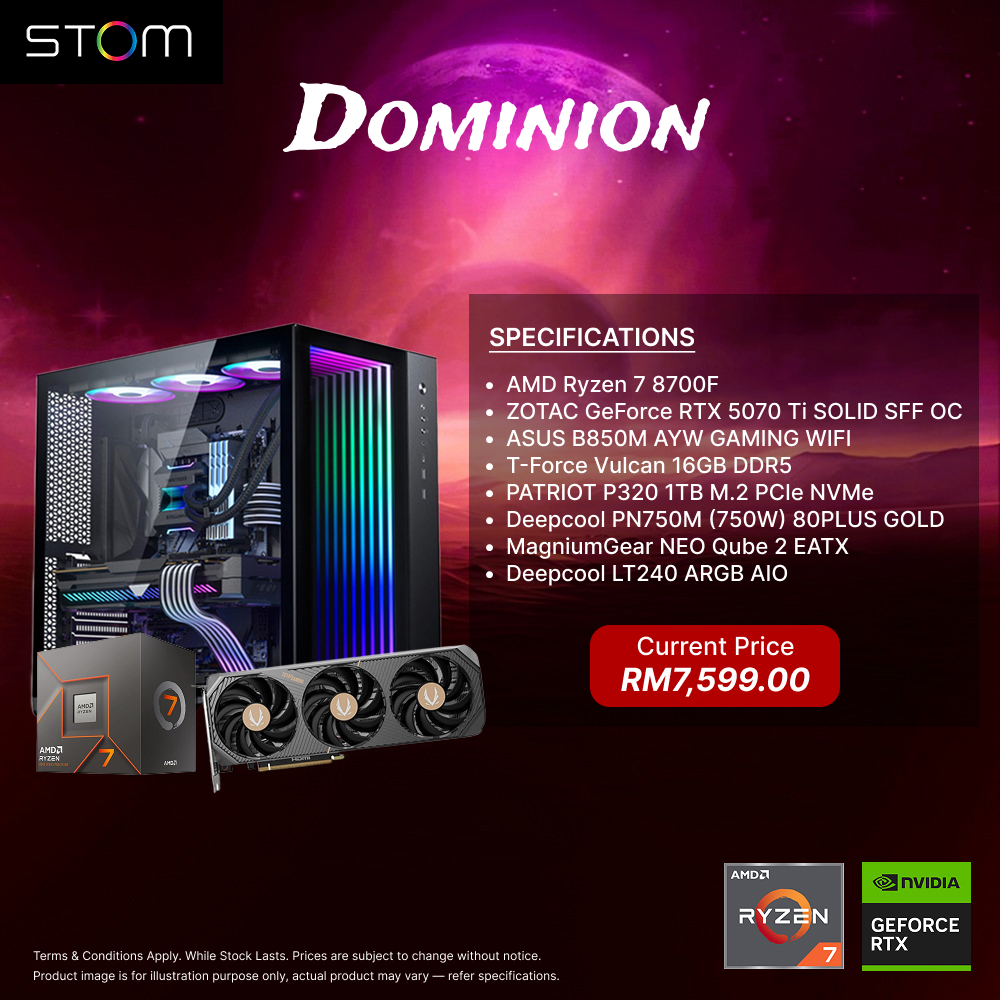 STOM PC Build Package - Dominion