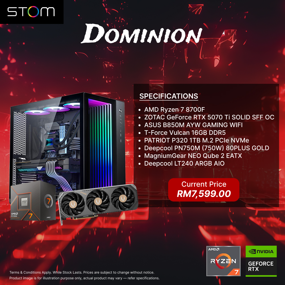STOM PC Build Package - Dominion